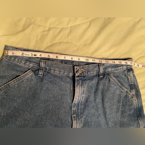 80. Wrangler Men’s Hero Originals Denim shorts size 36, next to new condition - Picture 4 of 5